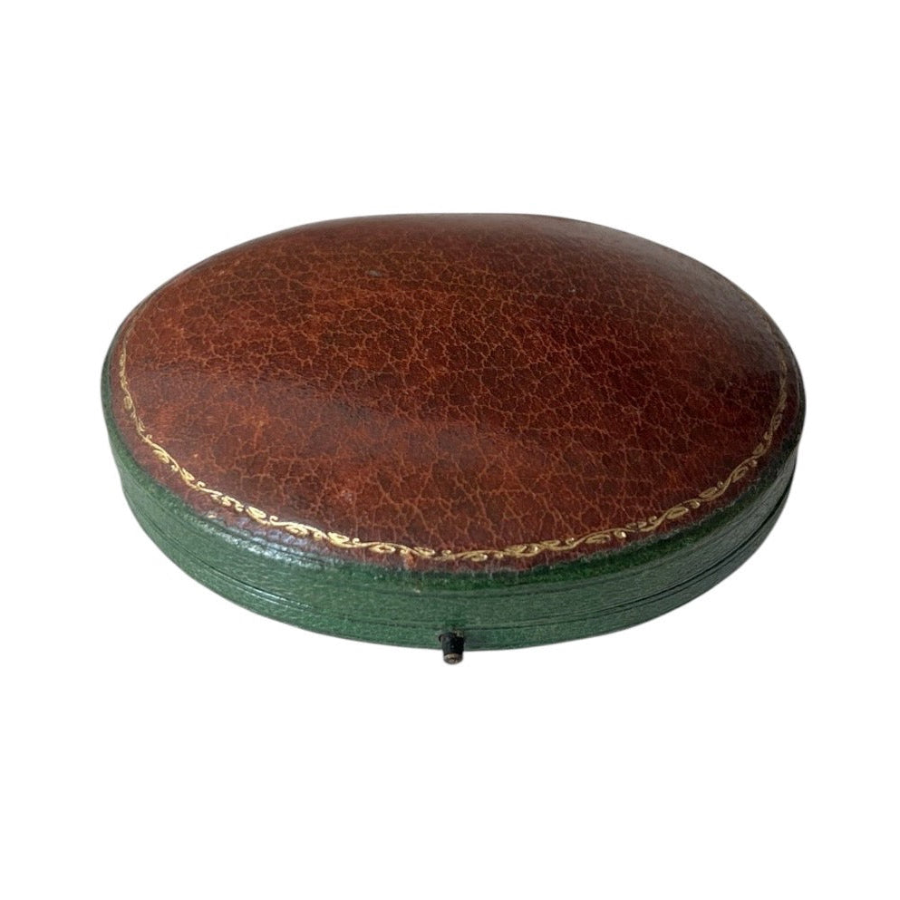 Antique Edwardian Box Henry Pidduck & Sons Southport Leather Jewellers Presentation Case