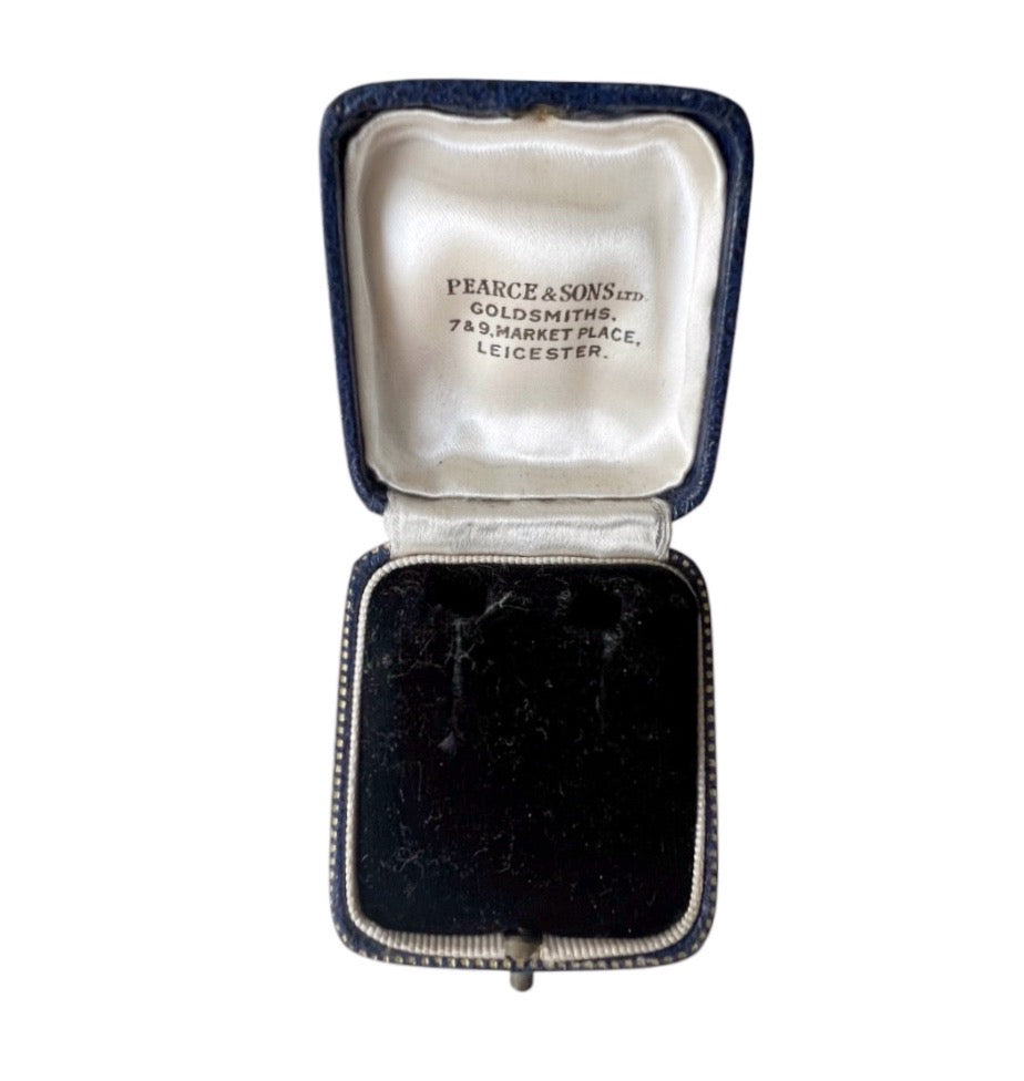 Vintage Pearce & Sons Earring Presentation Box, Leicester