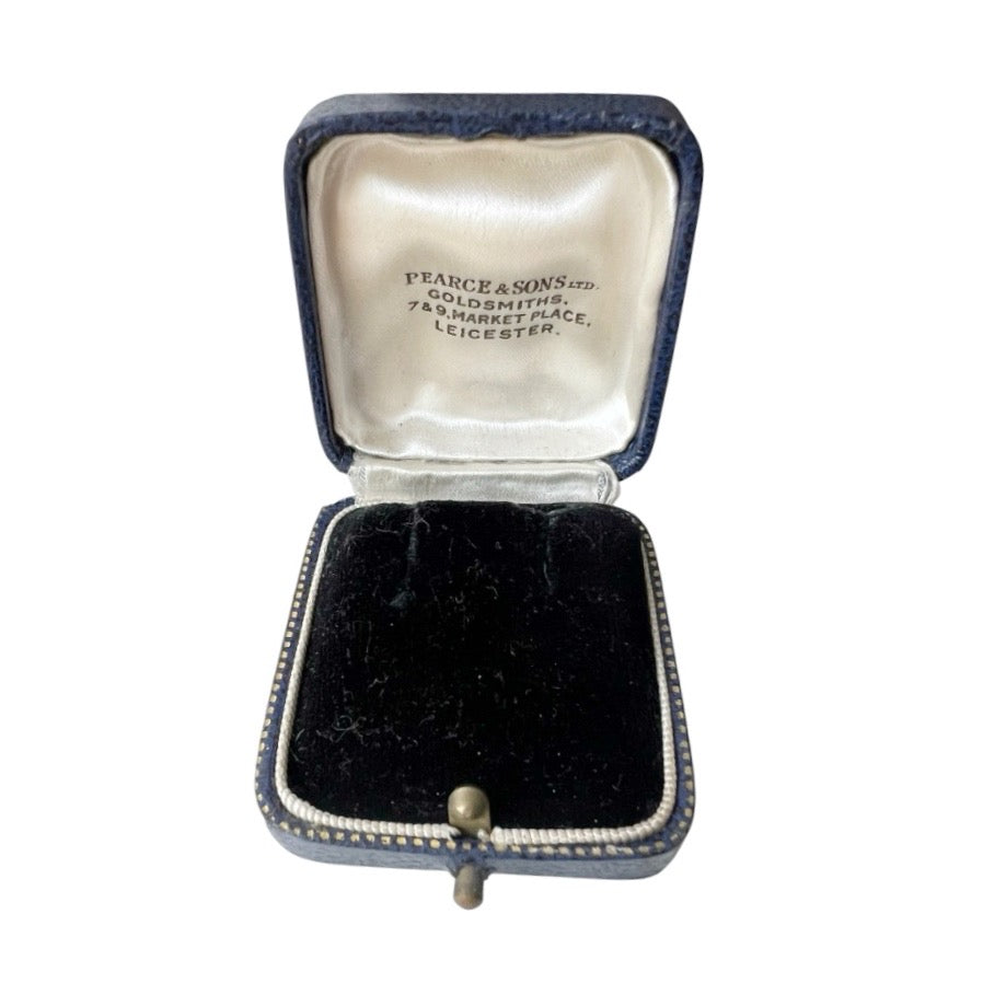 Vintage Pearce & Sons Earring Presentation Box, Leicester