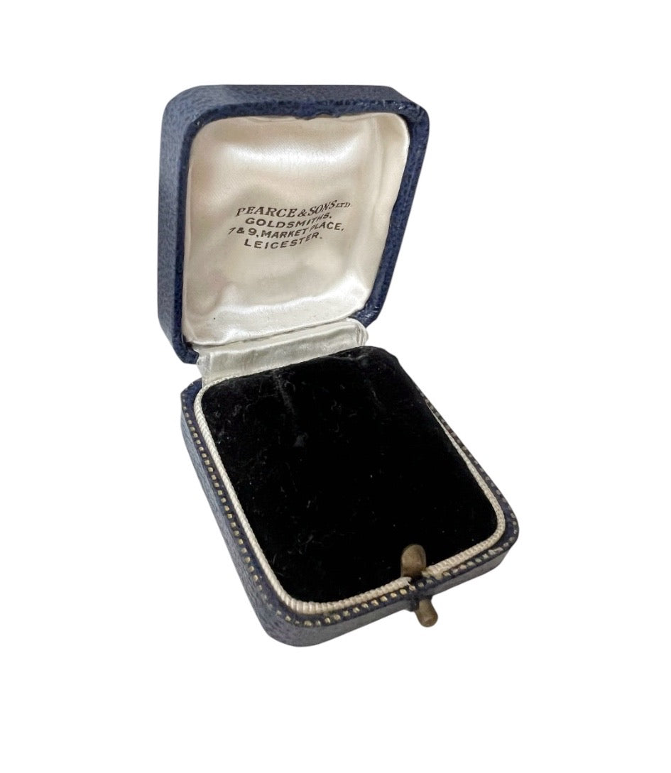 Vintage Pearce & Sons Earring Presentation Box, Leicester