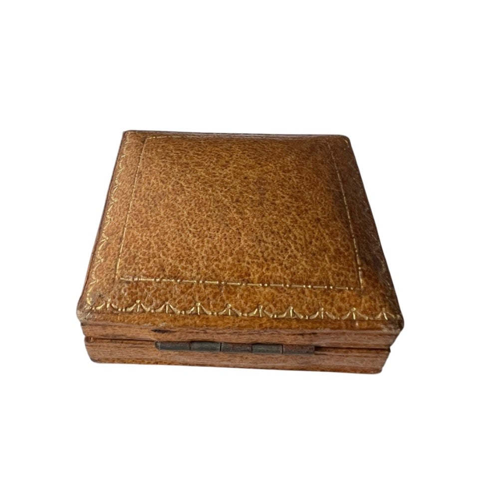 Antique Manoah Rhodes & Sons Jewellery Presentation Box, Bradford