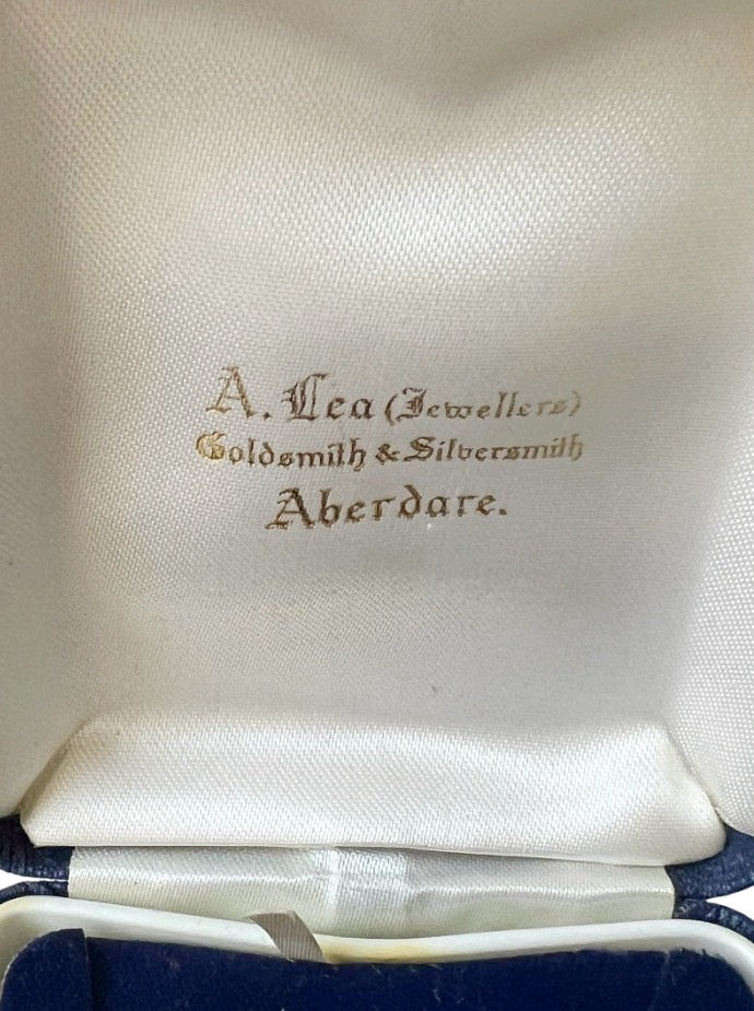 Vintage A. Lea Jewellery Presentation Box, Aberdare
