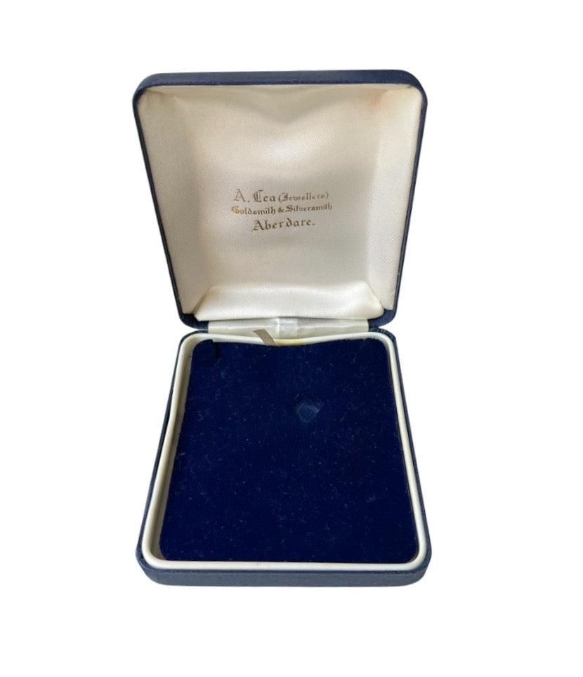Vintage A. Lea Jewellery Presentation Box, Aberdare
