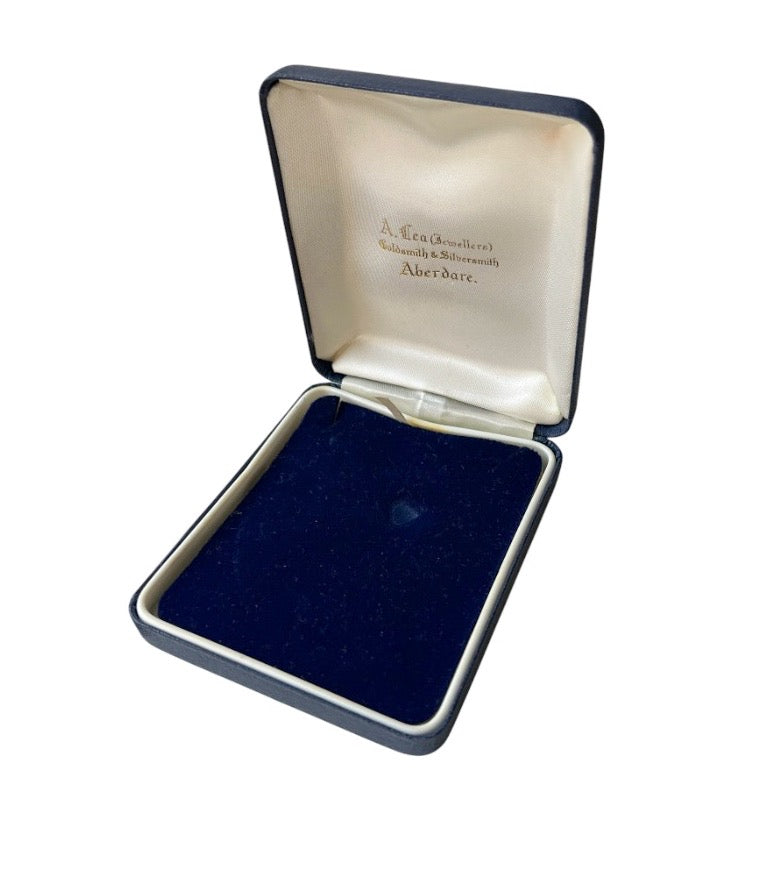 Vintage A. Lea Jewellery Presentation Box, Aberdare