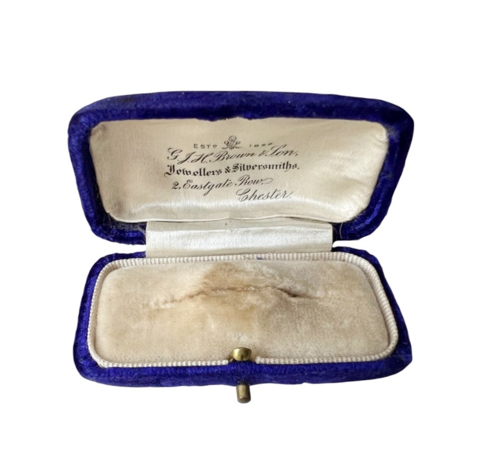Antique G.J.H. Brown & Son Brooch Box, Chester