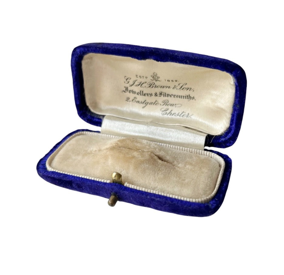 Antique G.J.H. Brown & Son Brooch Box, Chester