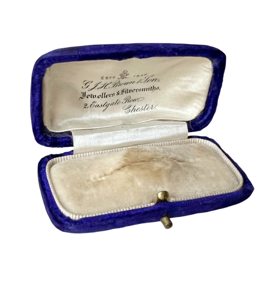 Antique G.J.H. Brown & Son Brooch Box, Chester