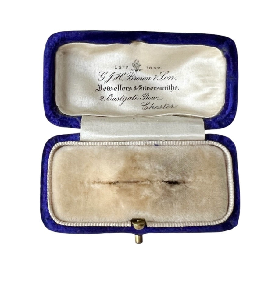 Antique G.J.H. Brown & Son Brooch Box, Chester