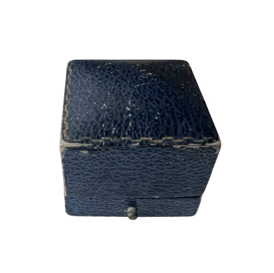 Antique M.M. Henderson Ring Box, Scottish Jewellers Case