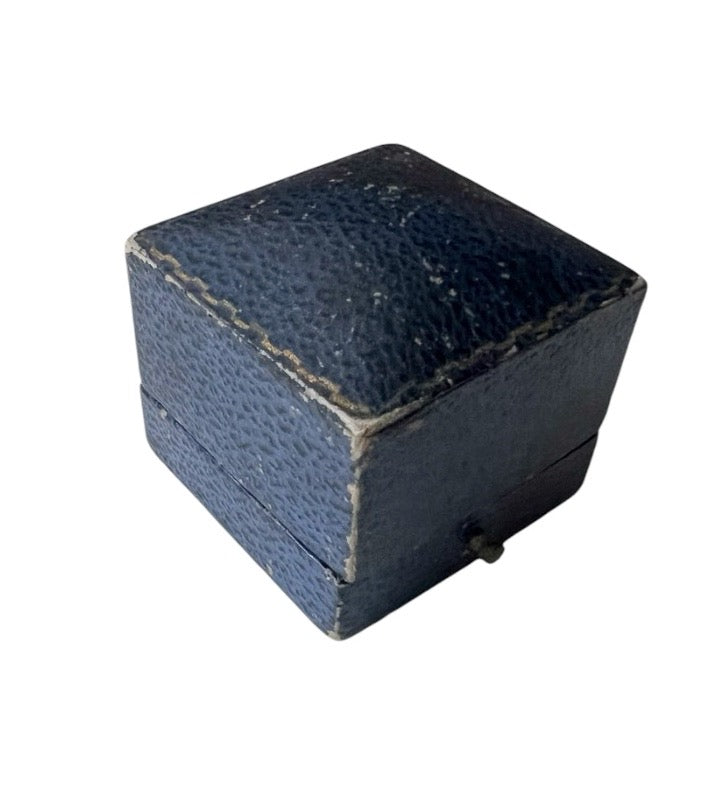 Antique M.M. Henderson Ring Box, Scottish Jewellers Case