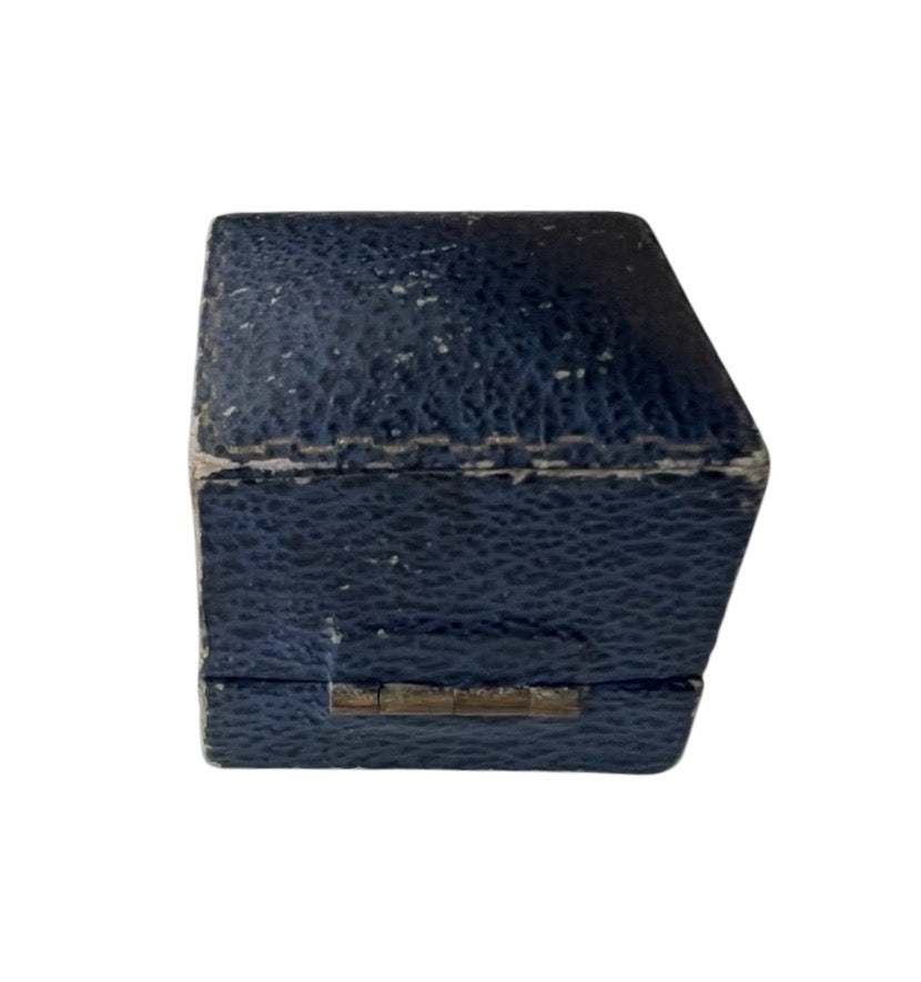 Antique M.M. Henderson Ring Box, Scottish Jewellers Case