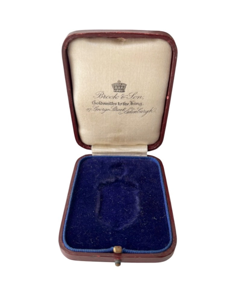 Antique Brook & Son Edinburgh Jewellery Presentation Box, c.1900–1910