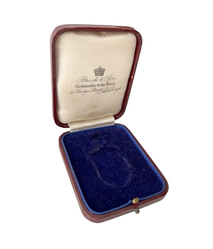 Antique Brook & Son Edinburgh Jewellery Presentation Box, c.1900–1910