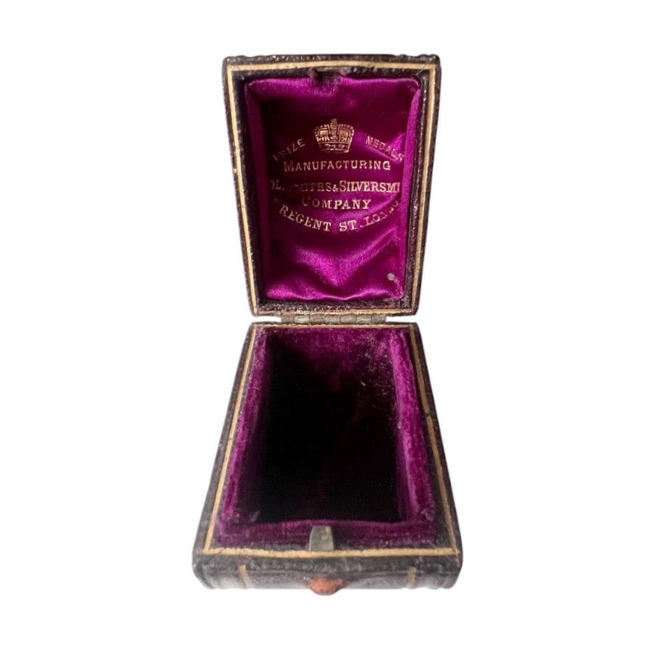 Antique Goldsmiths & Silversmiths Napkin Ring Presentation Box