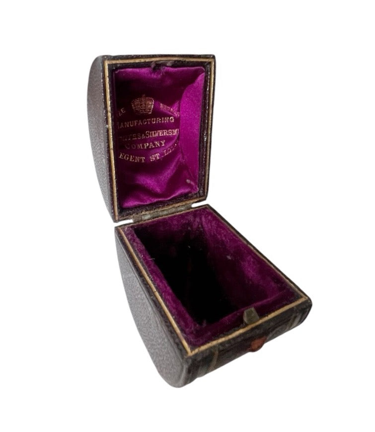 Antique Goldsmiths & Silversmiths Napkin Ring Presentation Box