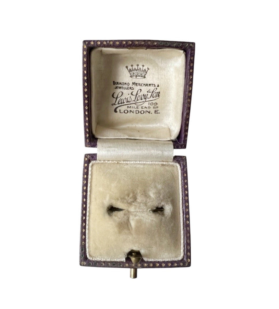 Antique Lewis Levy & Son Ring Box, London