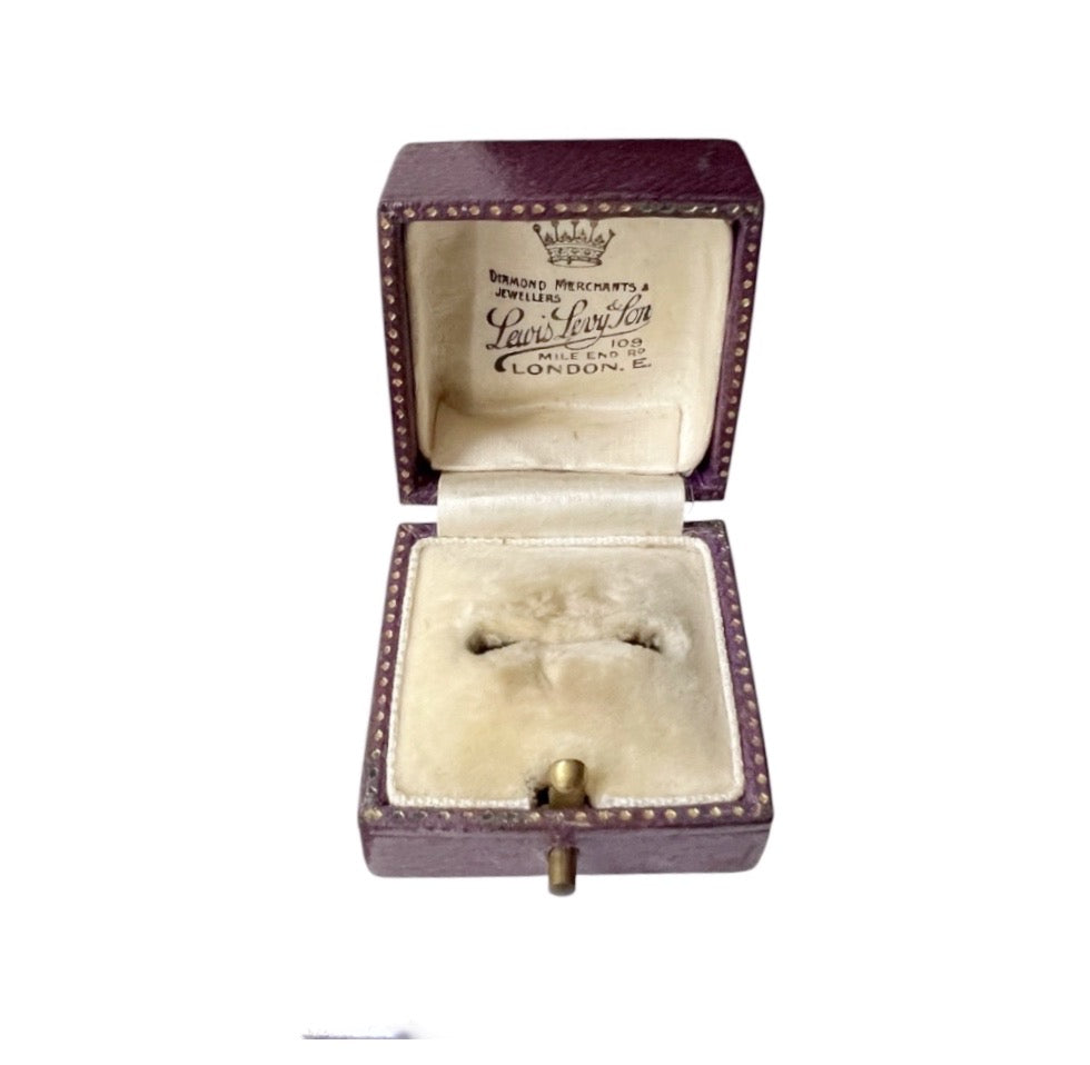 Antique Lewis Levy & Son Ring Box, London