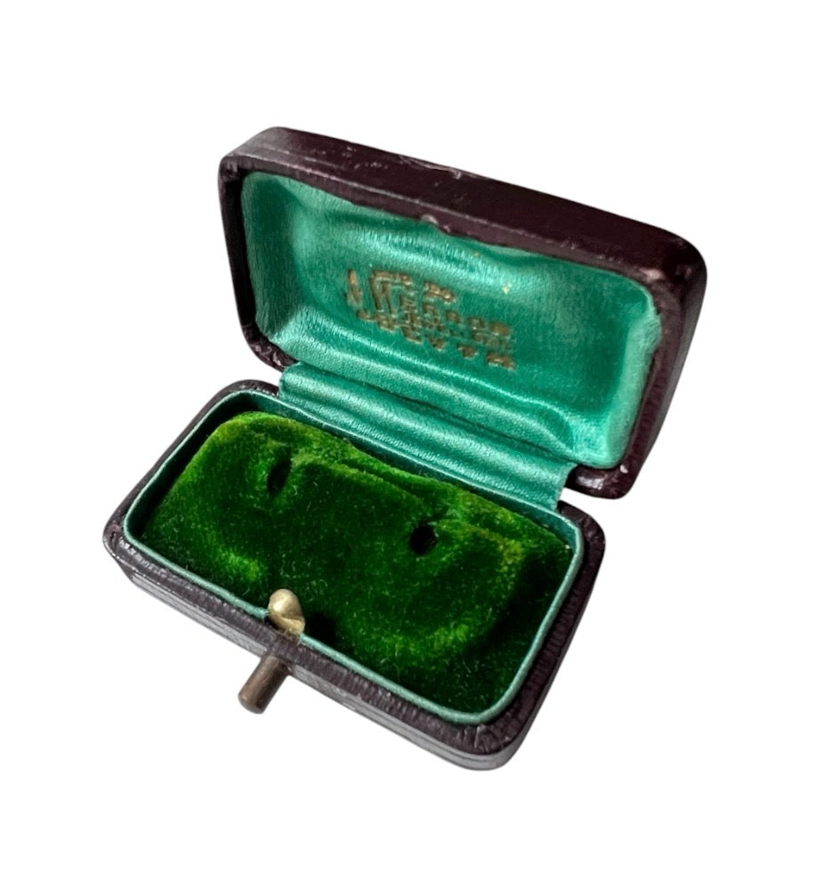 Antique J.W. Benson Cufflink or Stud Presentation Box