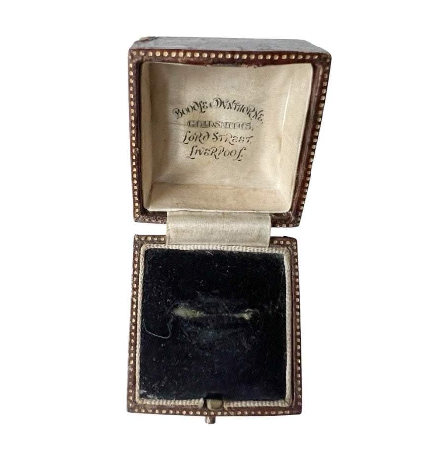 Antique Boodle & Dunthorne Ring Box, Liverpool
