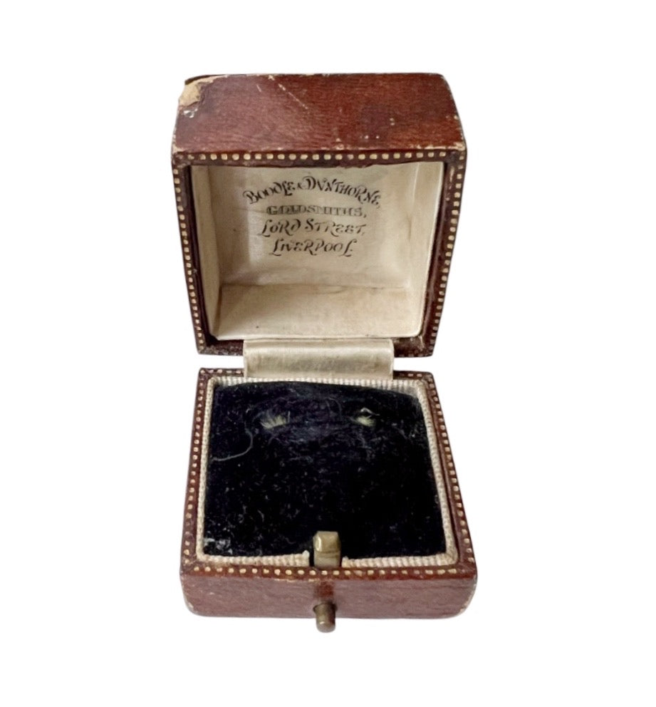 Antique Boodle & Dunthorne Ring Box, Liverpool