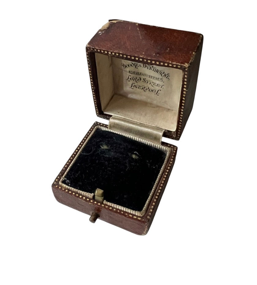 Antique Boodle & Dunthorne Ring Box, Liverpool