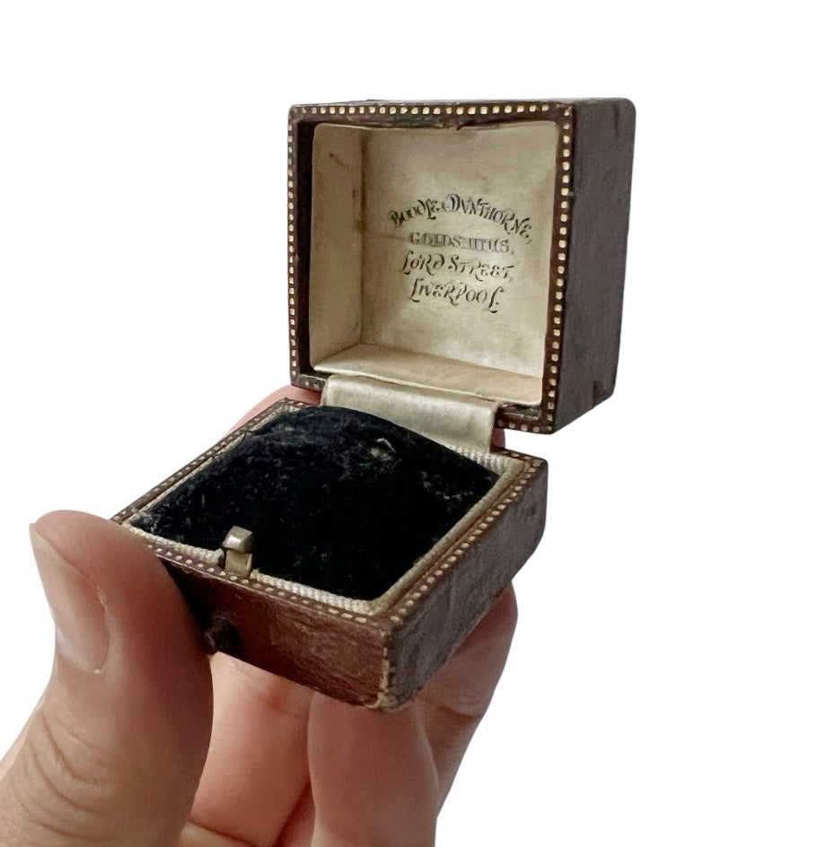 Antique Boodle & Dunthorne Ring Box, Liverpool