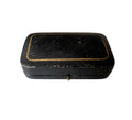 Antique Jewellery Box Mole & Lane Liverpool Leather Case Blue Velvet