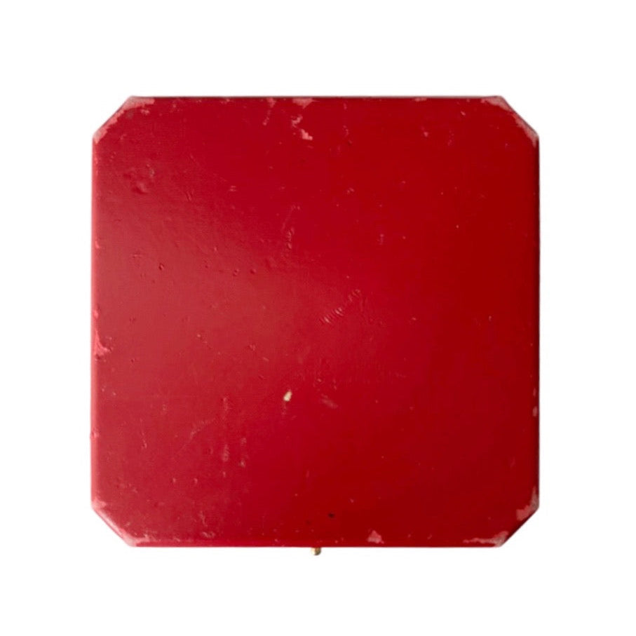 Vintage Cartier Red Jewellery Box Paris London New York Display Case