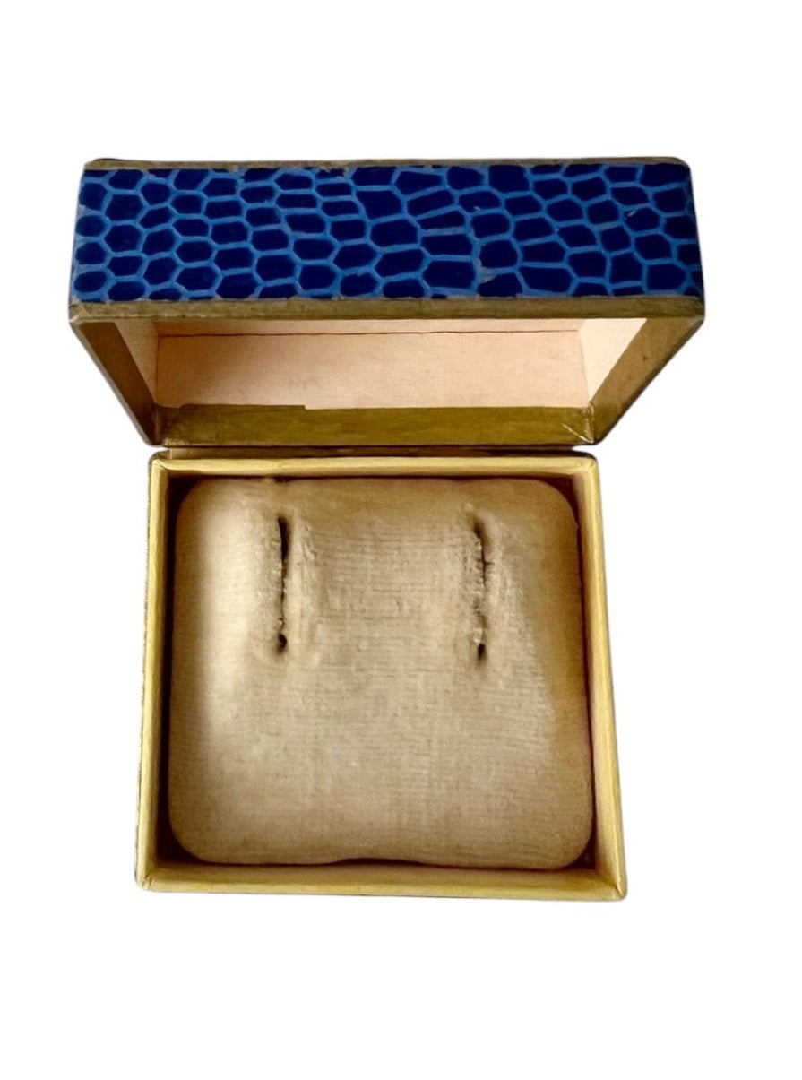 Vintage Vienna Earrings Box Rudolf Pachmann Wien Jewellery Case