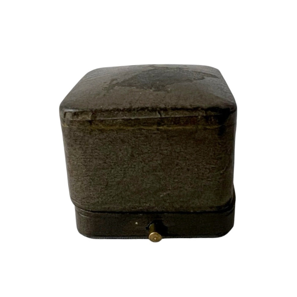 Antique Berlin Ring Box Otto Cammerz Blue Velvet Leather Jewellery Case