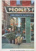 Richard Estes - "People's flowers". Original Exhibition Museum Poster