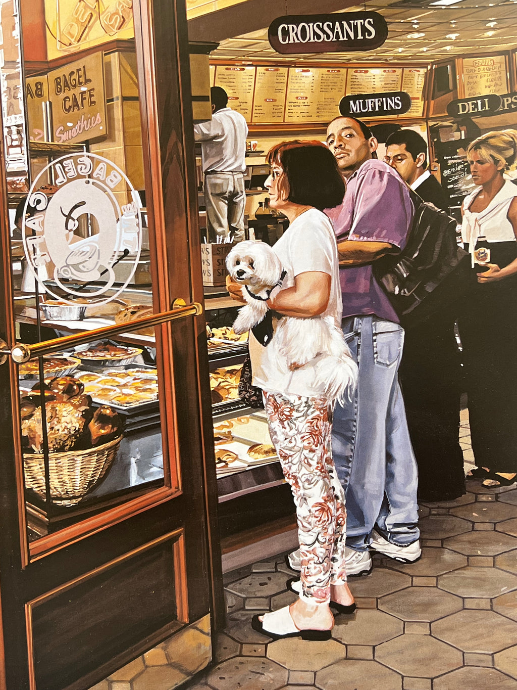 Richard Estes -  "Lunch Specials". Original Exhibition Museum Poster