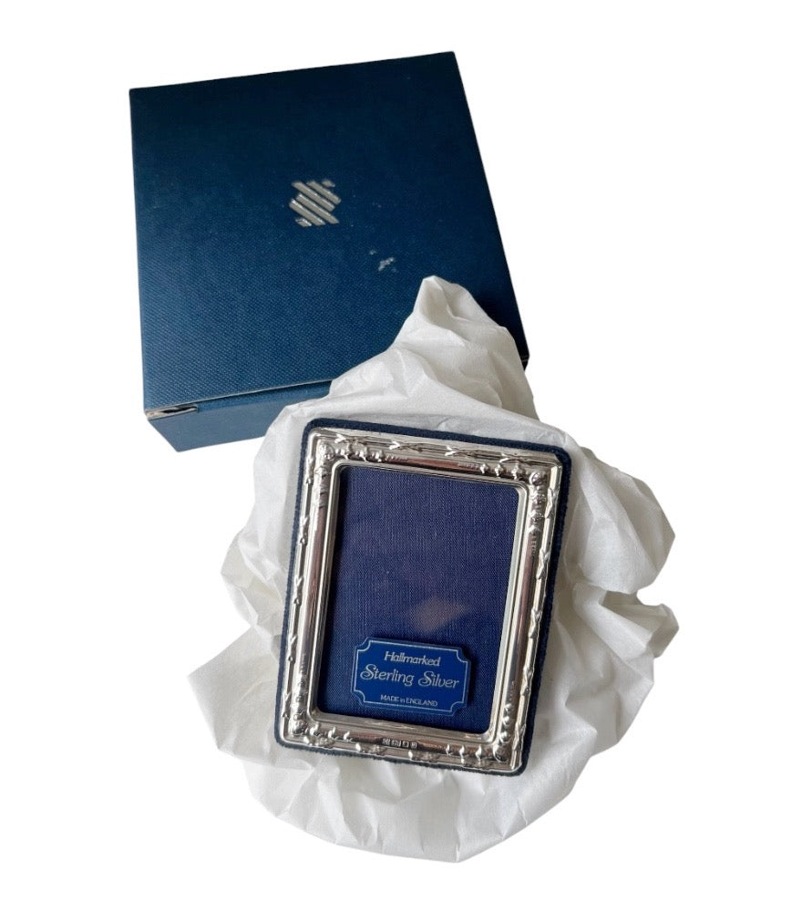 Vintage Sterling Silver Photo Frame by Kitney & Co, London 1995