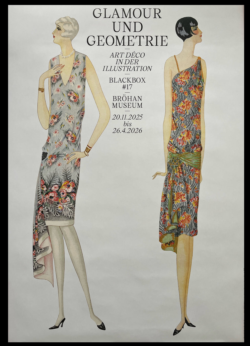 Art Deco Fashion Exhibition Poster - Glamour & Geometrie