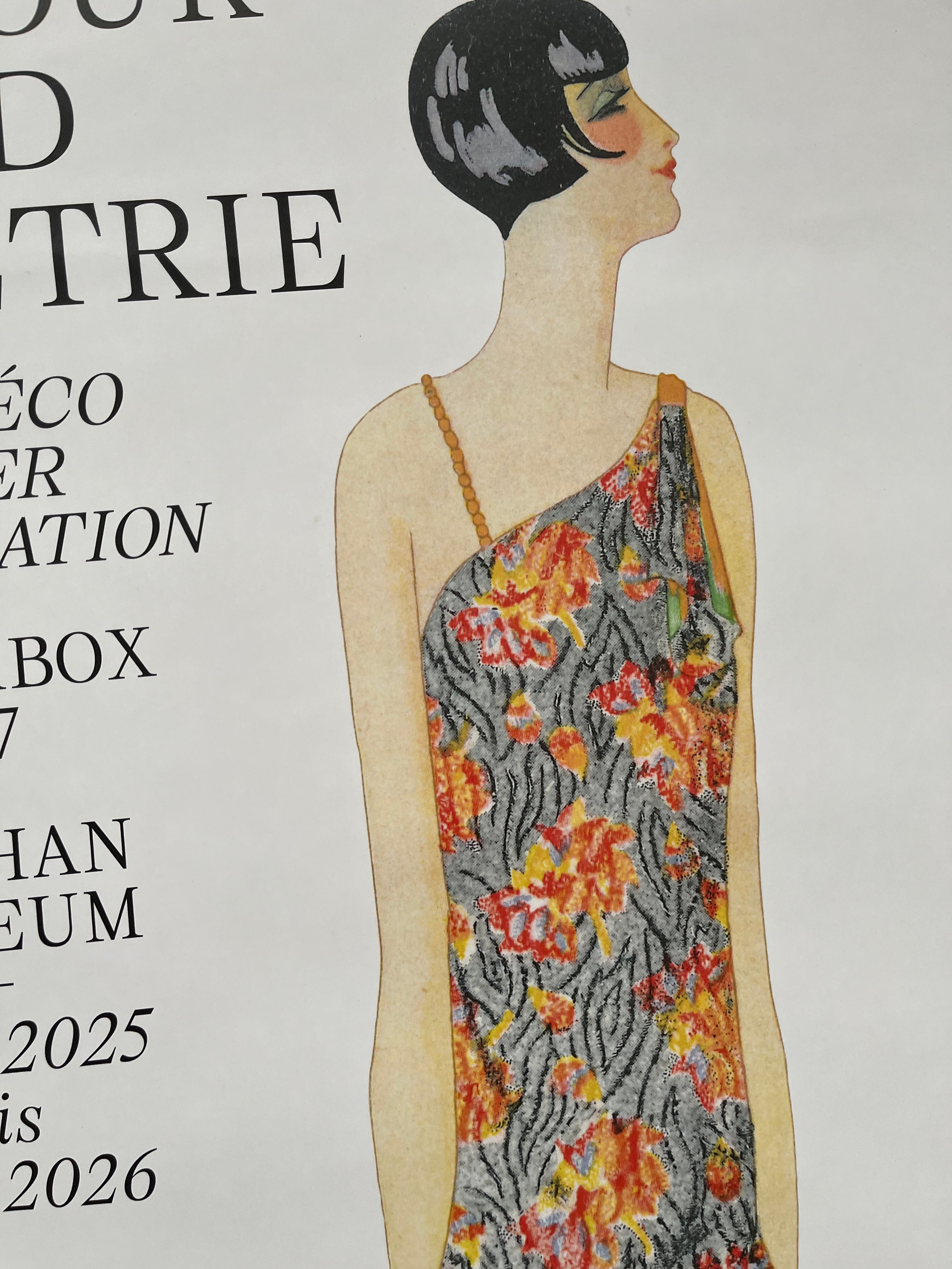 Art Deco Fashion Exhibition Poster - Glamour & Geometrie