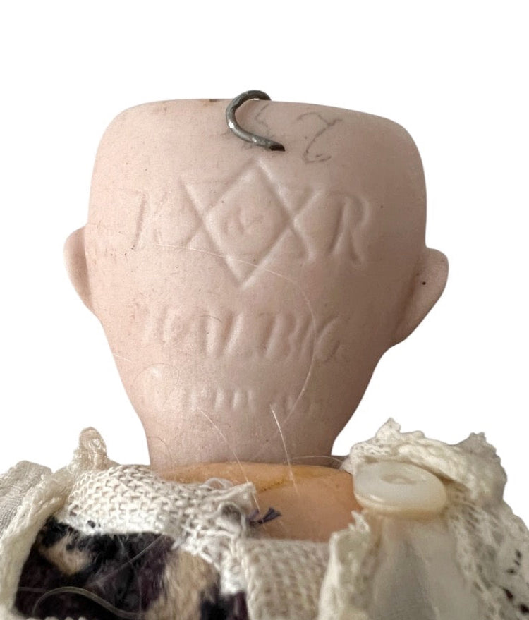 Antique Kammer & Reinhardt Bisque Mignonette Doll: 7.5" Sleeping Eyes