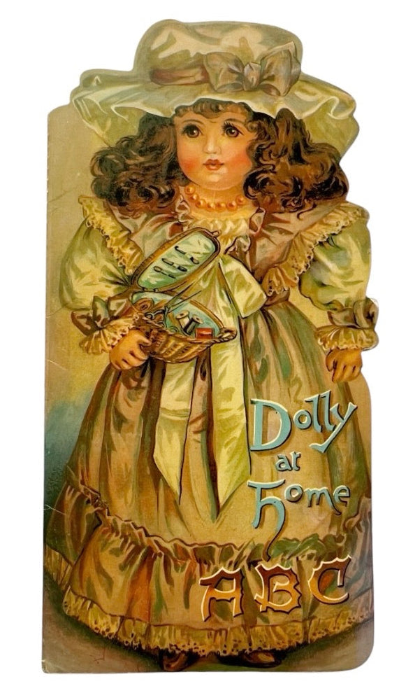 Vintage Merrimack Dolly At Home ABC Die Cut Children’s Book