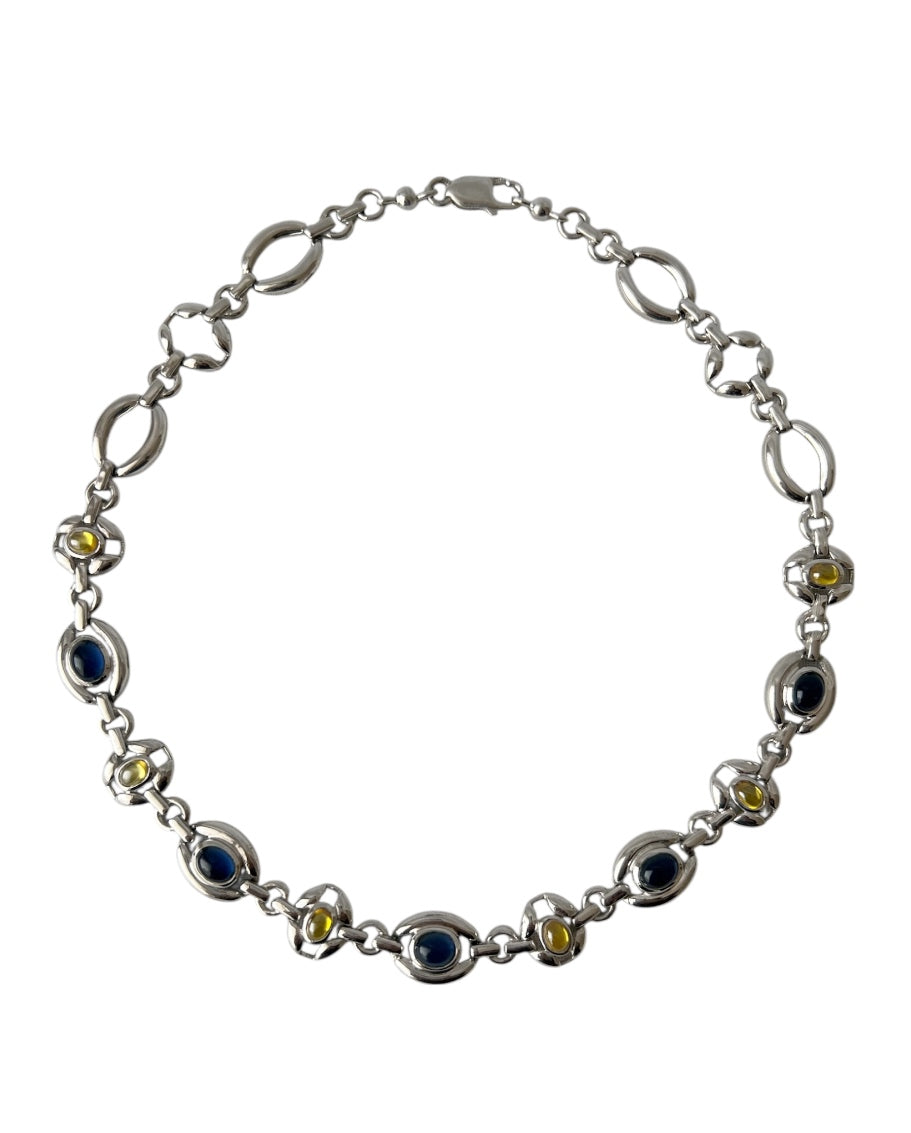 Vintage Italian Sterling Silver Necklace