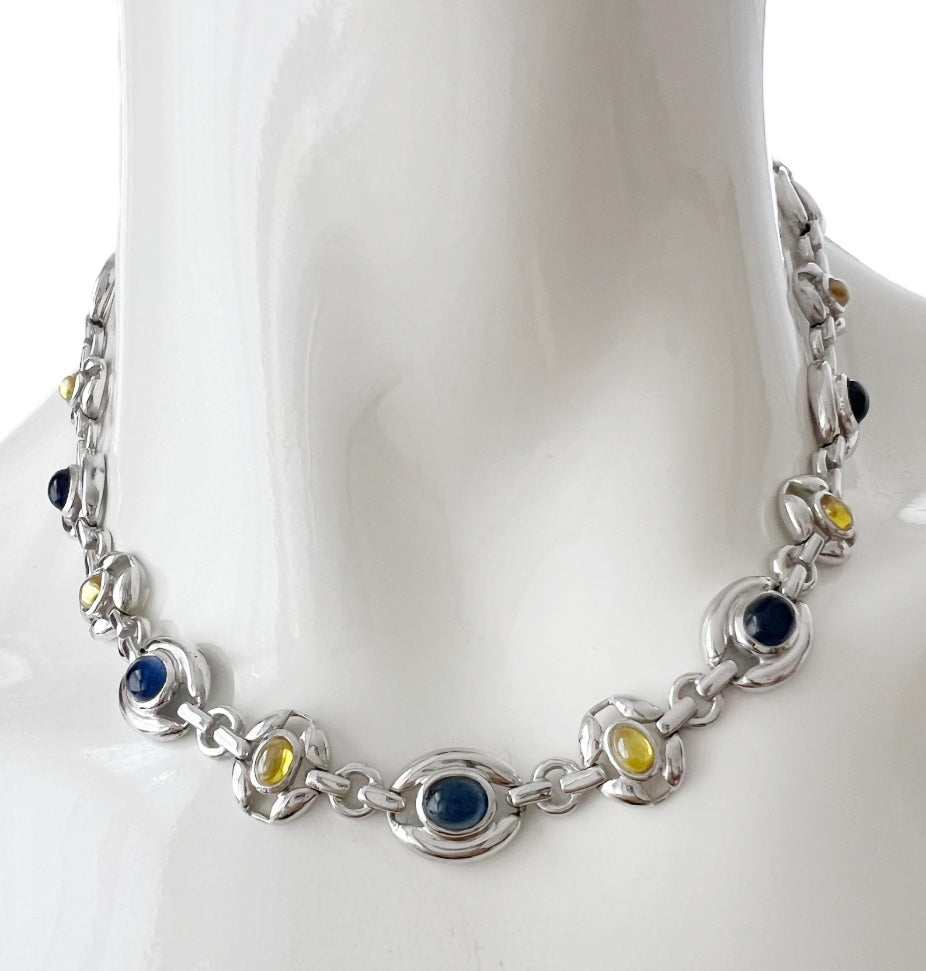 Vintage Italian Sterling Silver Necklace