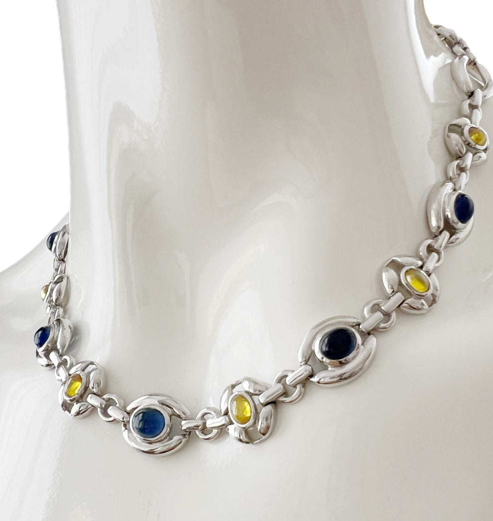 Vintage Italian Sterling Silver Necklace