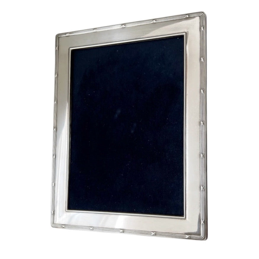 Carr’s Sheffield Sterling Photo Frame, 2003, Large Wood Back
