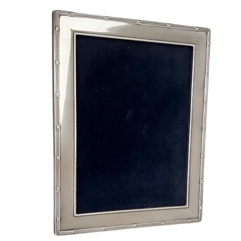 Carr’s Sheffield Sterling Photo Frame, 2003, Large Wood Back