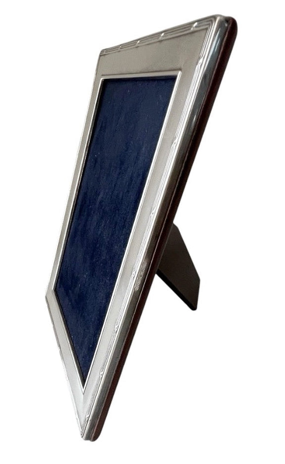 Carr’s Sheffield Sterling Photo Frame, 2003, Large Wood Back