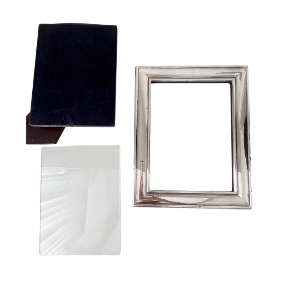 Large Carr’s Sheffield Sterling Photo Frame, Hallmarked 2000