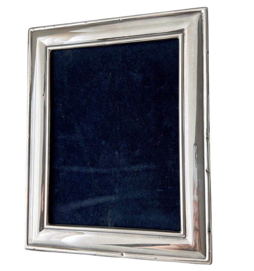 Large Carr’s Sheffield Sterling Photo Frame, Hallmarked 2000