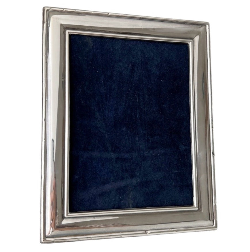 Large Carr’s Sheffield Sterling Photo Frame, Hallmarked 2000