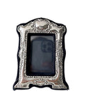 Keyford Sterling Photo Frame, London 1989, Small Embossed Design