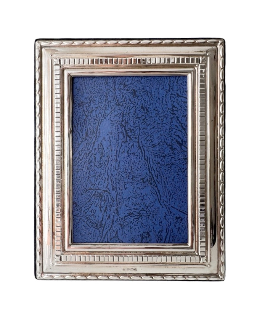 Carr’s Sheffield Sterling Photo Frame, 1990, Original Box