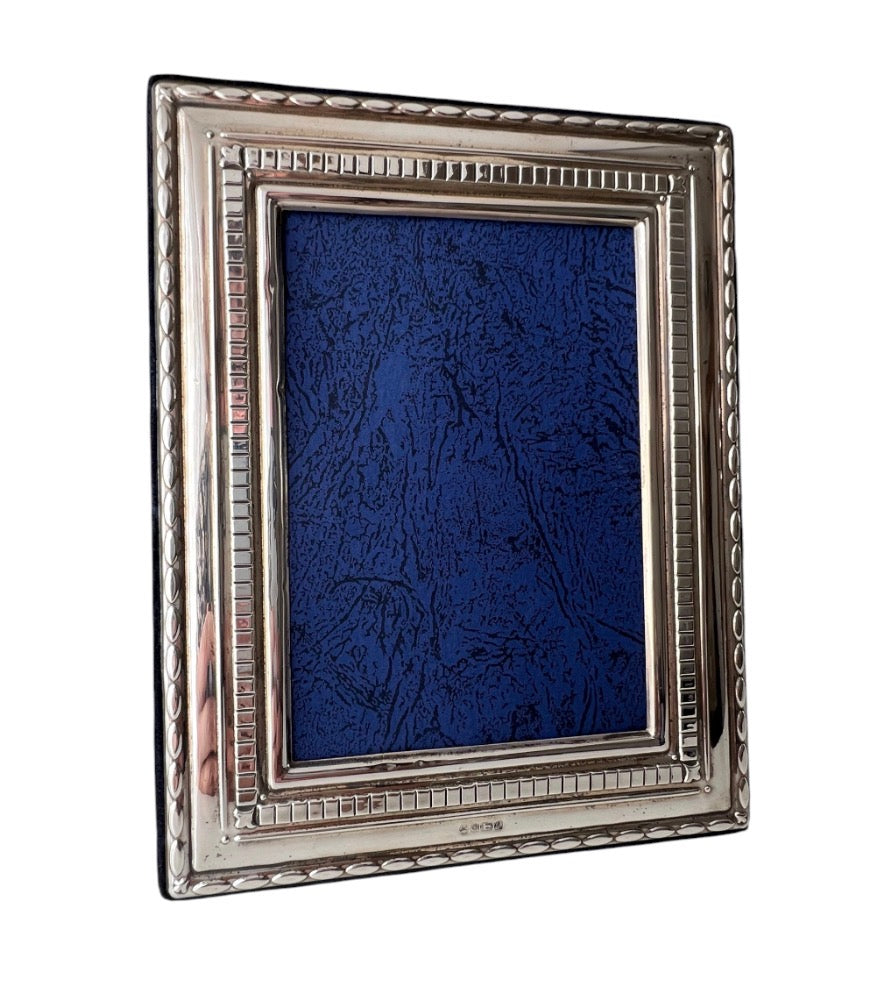 Carr’s Sheffield Sterling Photo Frame, 1990, Original Box