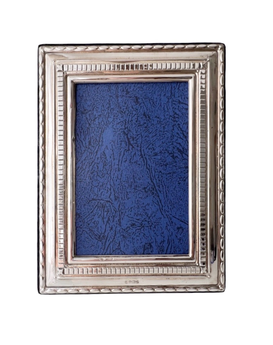 Carr’s Sheffield Sterling Photo Frame, 1990, Original Box